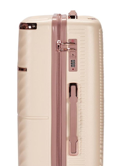 LIMRA Luggage Set, 4 Wheels, 6 Bags, Zipper Closure, 360° Rotating, WM-100 - Beige Rose Gold product image 2