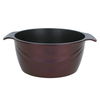طقم قدور جرانيت تيتانيوم نيوكلاين، 10 قطع، غطاء زجاج - احمر غامق product image 3