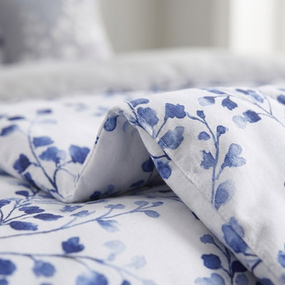 طقم لحاف ساليرنو مايكروفايبر، 240x260 سم، نفرين، 9 قطع - ابيض ازرق product image 3