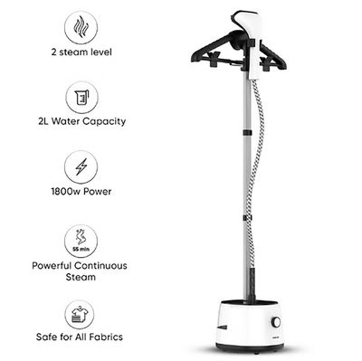 كاوية بخار عامودية نيكاي، 1800 واط، 1.6 لتر، NGS566AX - ابيض product image 4