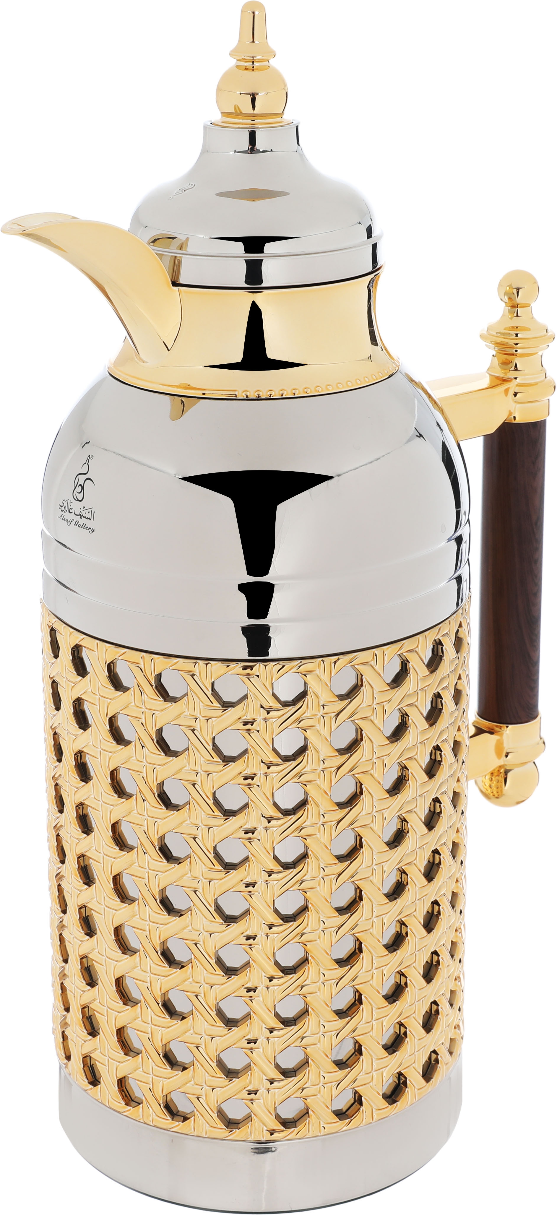 طقم ترامس سارة السيف غاليري، 1/1 لتر، حافظة داخلية زجاج حراري، هيكل خارجي استيل - ذهبي product image 3