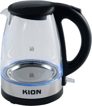 غلاية كيون، 1700 واط، 1.7 لتر، KHD/202 - شفاف اسود product image