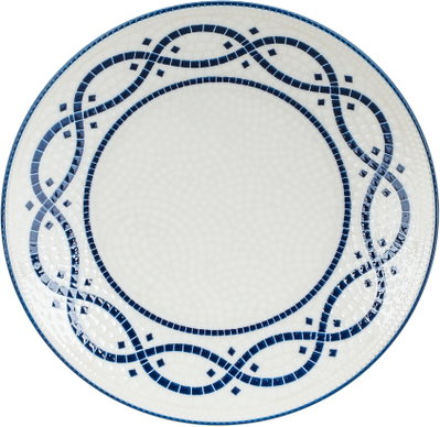 طقم سفرة بورسلان السيف غاليري، 24 قطعة، منقوش - ابيض ازرق product image 3