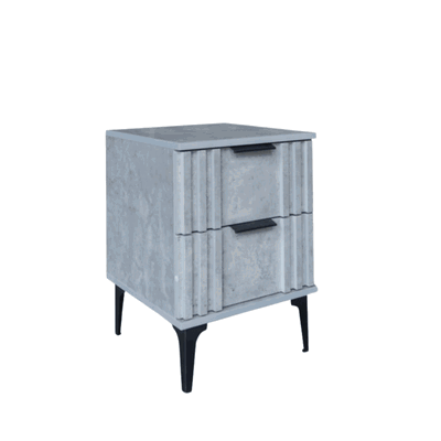 كومدينه خشب ام دي اف، 50×50×47.10 سم، 2 درج - رمادي product image 3