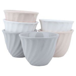 Al Saif Gallery porcelain coffee cups set, 12 pieces - multi-colored product image 2