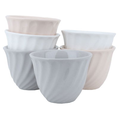 Al Saif Gallery porcelain coffee cups set, 12 pieces - multi-colored product image 2