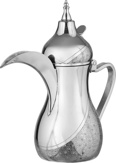 طقم دلة قهوة وإبريق استيل السيف غاليري، 1.2 / 1.41  لتر - فضي product image 4