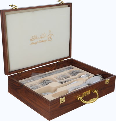 Alsaif Gallery Stainless Steel Cutlery Set, 78 Pieces - Silver product image 2