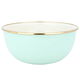 Al Saif Gallery steel bowl with lid, 20 cm - light green product image 2