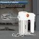 Electric Hand Mixer, 300W, 6 Speeds, NH787T2 - Silver White product image 2