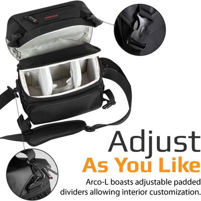 حقيبة كاميرا دي اس ال ار قماش بروميت، مضادة للصدمات - أسود product image 3