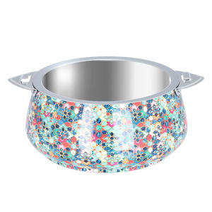 Mirna Steel Al Saif Gallery Food Container, 2.5 Liters, Embossed - Colored product image 3