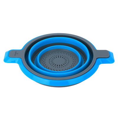 Al Saif Gallery Silicone Strainer Set, 2 Pieces, with Plastic Edges - Blue product image 5