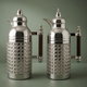 Al Saif Gallery Sarah thermos set, 1 liter, thermal glass inner container, steel outer shell - silver product image 1
