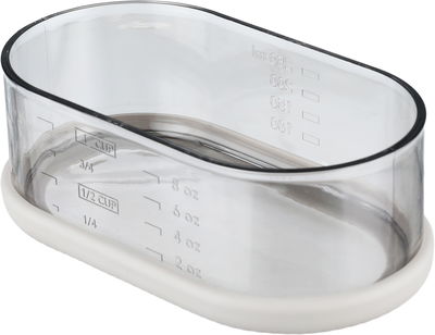 مبشرة بغطاء ستانلس ستيل اكريليك السيف غاليري، 250 مل، شفرة ثنائية، 14x8.5 سم - شفاف فضي product image 3