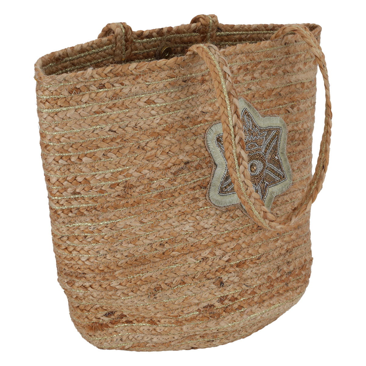 Al Saif Gallery Canvas Thermos Bag, 48 x 33 cm - Light Brown product image 2