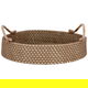 Al Saif Gallery wicker tofir, 40 x 40 x 7.5 cm, round - brown product image 2