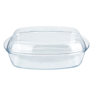صينية فرن بغطاء زجاج بيركس، 6.5 لتر، 37×22 سم - شفاف product image 1