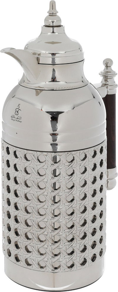 Al Saif Gallery Sarah thermos set, 1 liter, thermal glass inner container, steel outer shell - silver product image 3