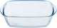 Pyrex Glass Oven Tray, 1.2 L, 23 x 15 x 7 cm - Clear product image 2