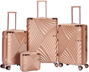 LIMRA Luggage Set, 4 Wheels, 4 Bags, Zipper Closure, 360° Rotating, WM-162 - Gold product image