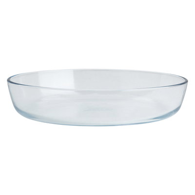 صينية فرن زجاج بايركس، 2 لتر، 30×21×6 سم، فرنسي، بيضاوي - شفاف product image 2