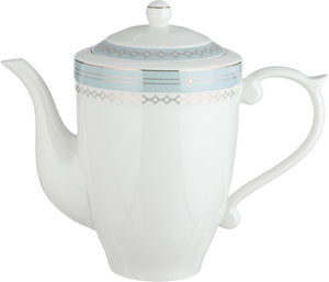 طقم تقديم سفرة بورسلان السيف غاليري، 166 قطعة، نقش فضي - أبيض رمادي product image 2