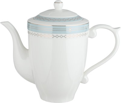 طقم تقديم سفرة بورسلان السيف غاليري، 166 قطعة، نقش فضي - أبيض رمادي product image 2