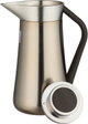 Al-Saif Gallery Al-Huda Stainless Steel Thermos, 1 Liter, Dark Wooden Handle, Push Button - Matte Silver product image 5