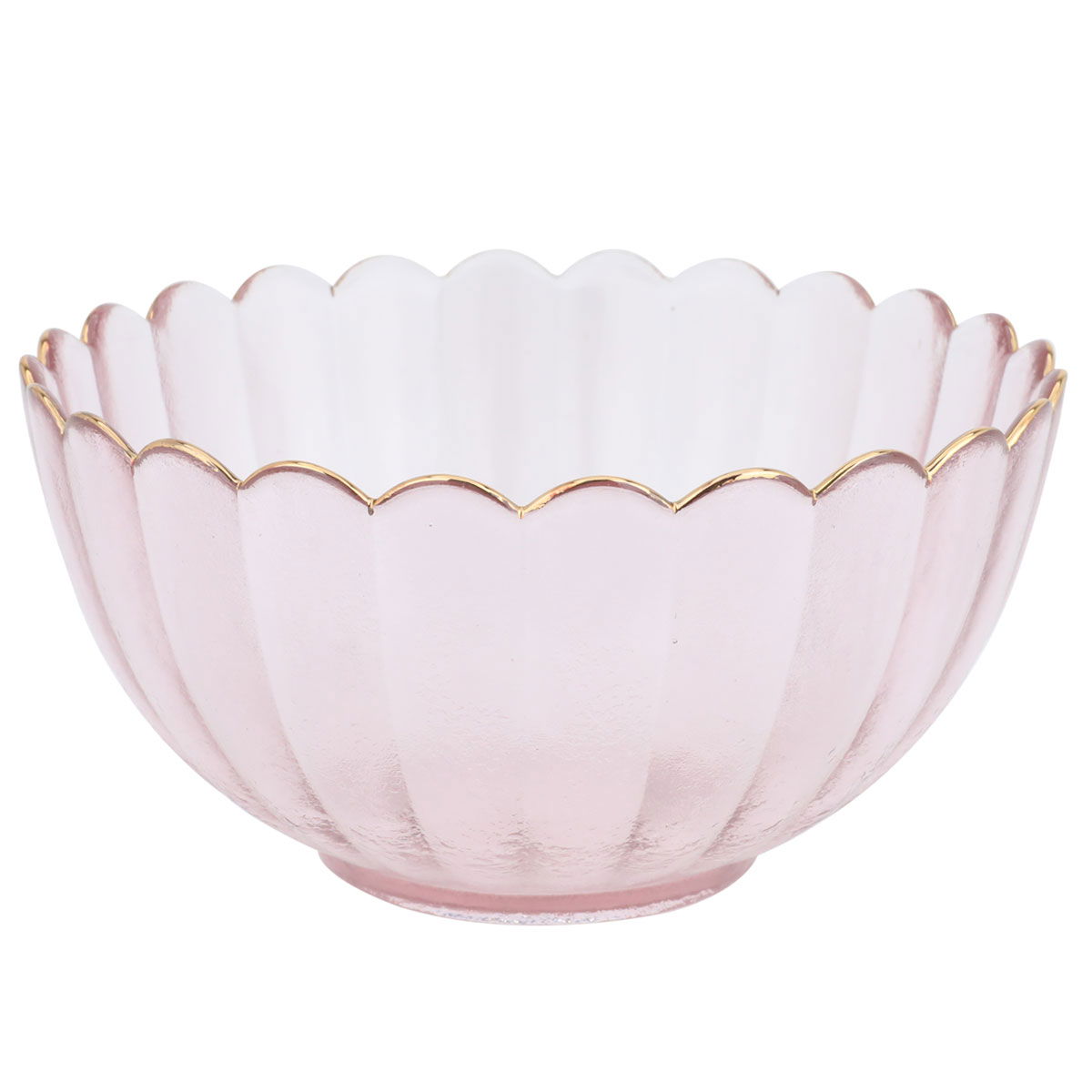 Al Saif Gallery glass bowl, 15.5 x 8 cm - pink product image
