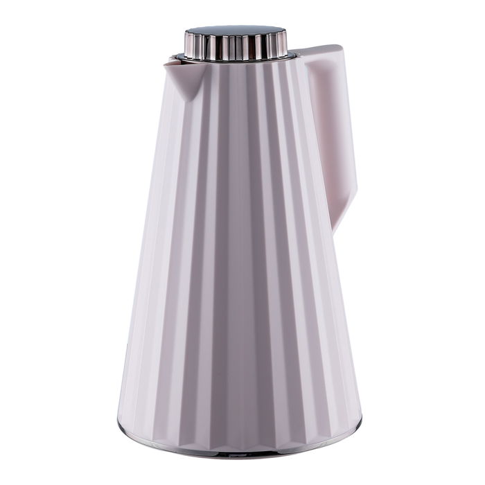 ترمس فيجو اليجانس، 1 لتر،حافظة داخلية زجاج، غطاء نيكل - وردي فاتح product image 3