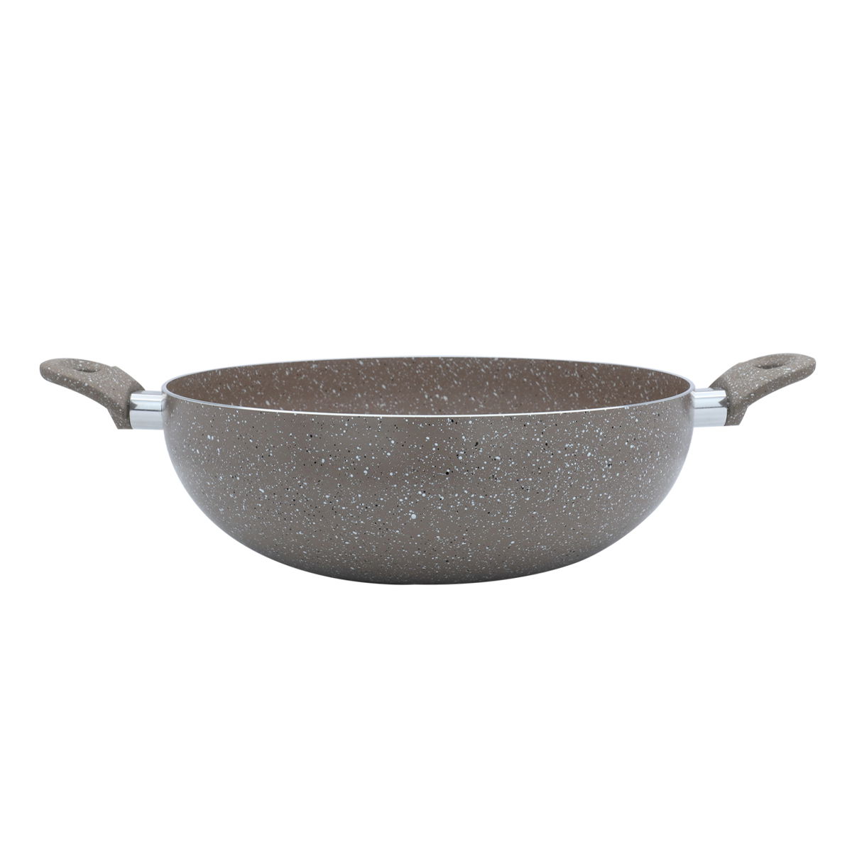 مقلاة عميقة جرانيت روكي، 30 سم، بيدين - بيج product image 2
