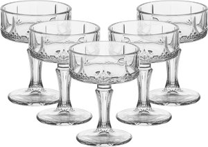 Glass yogurt and dessert cup set, 51 ml, 5 pieces - Clear product image 2