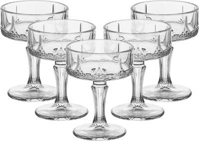 Glass yogurt and dessert cup set, 51 ml, 5 pieces - Clear product image 2