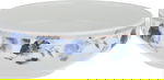 طقم سفرة بورسلان السيف غاليري، 24 قطعة، شكل دائري نقش ازرق - ابيض ازرق product image 2