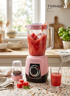 Typhoon TY-02-002 P Electric Blender and Grinder, 650W, 1.8L - Pink/Black product image 2