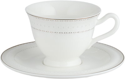 طقم تقديم سفرة بورسلان السيف غاليري، 166 قطعة - أبيض ذهبي product image 15