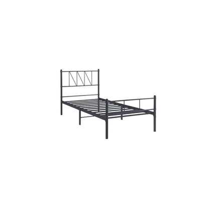 سرير حديد مفرد، 100×90×190 سم - اسود product image 2