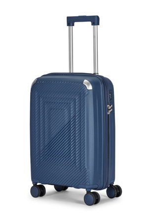 طقم شنط سفر بولي بروبيلين ليمرا، 3 مقاسات، 4 عجلات، بزاوية 360 درجة، LMA-PP514 - ازرق product image 2