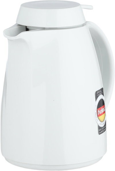 Helios Thermos, 0.3 Liter, Glass Interior, Push-Button Lid - Light Gray product image 4