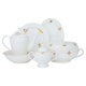 طقم سفرة بورسلان السيف غاليري، 77 قطعة - أبيض product image 1