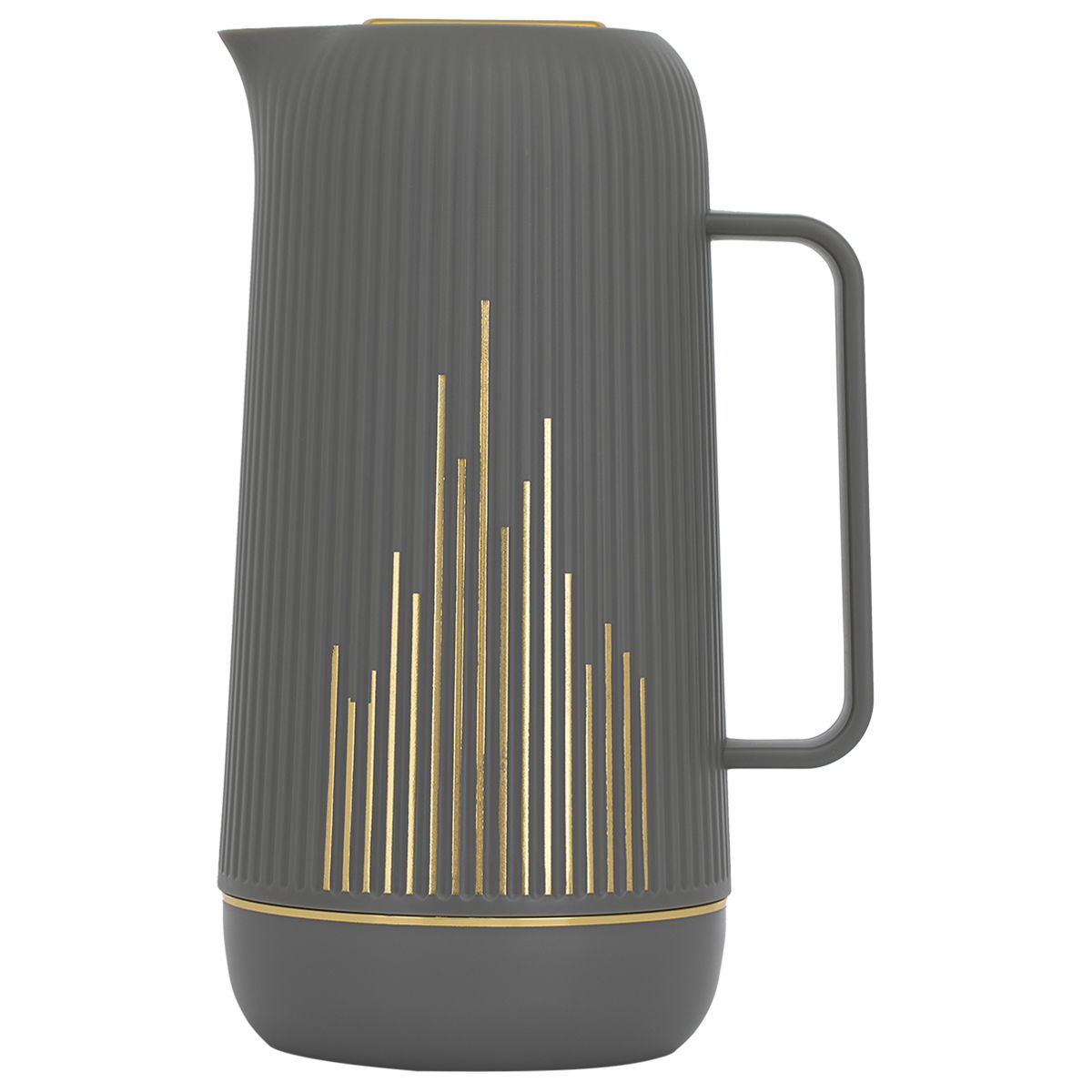 Glory Harmony Glass Thermos, 1 liter, plastic outer shell - dark grey product image 1