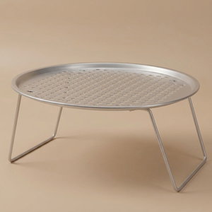 كرسي تنشيف بيالات حديد برق الحيا السيف غاليري، 33 سم، دائري - رمادي product image