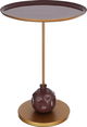 طاولة تقديم استيل السيف غاليري، 33×33×45 سم - بني ذهبي product image 1