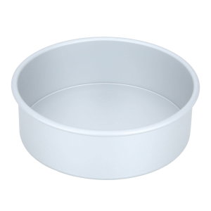 Bake Chef Aluminum Cake Pan, 9 x 3 Inch, Round - Silver product image 2