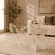 طقم طاولات اكرايلك، 4 قطع - شفاف ذهبي product image 1