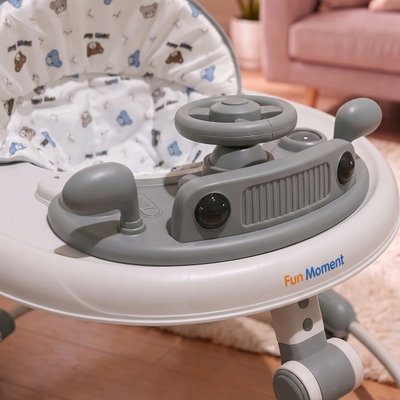 Fun Moment Baby Walker, Foldable, Adjustable, Musical Toys - Multicolor product image 3