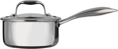 Cookcell Stainless Steel Casserole, 16 cm, Ceramic Interior Coating, Glass Lid - Silver product image 3