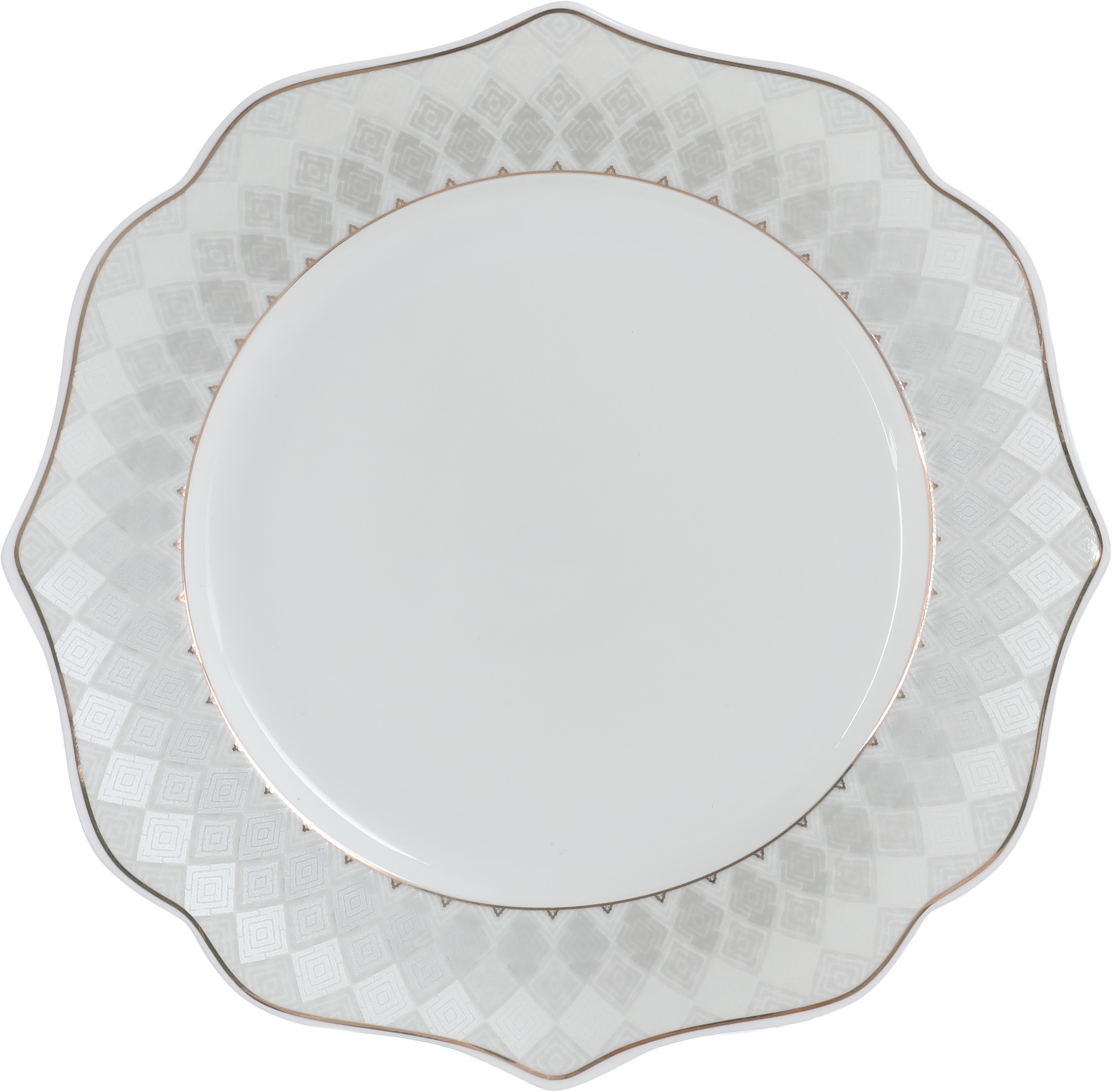 Victoria Al Saif Gallery porcelain dining set, 65 pieces, pattern, gold-white line product image 2
