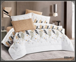 طقم لحاف قماش، 230x250 سم، نفرين، 6 قطع - متعدد الالوان product image